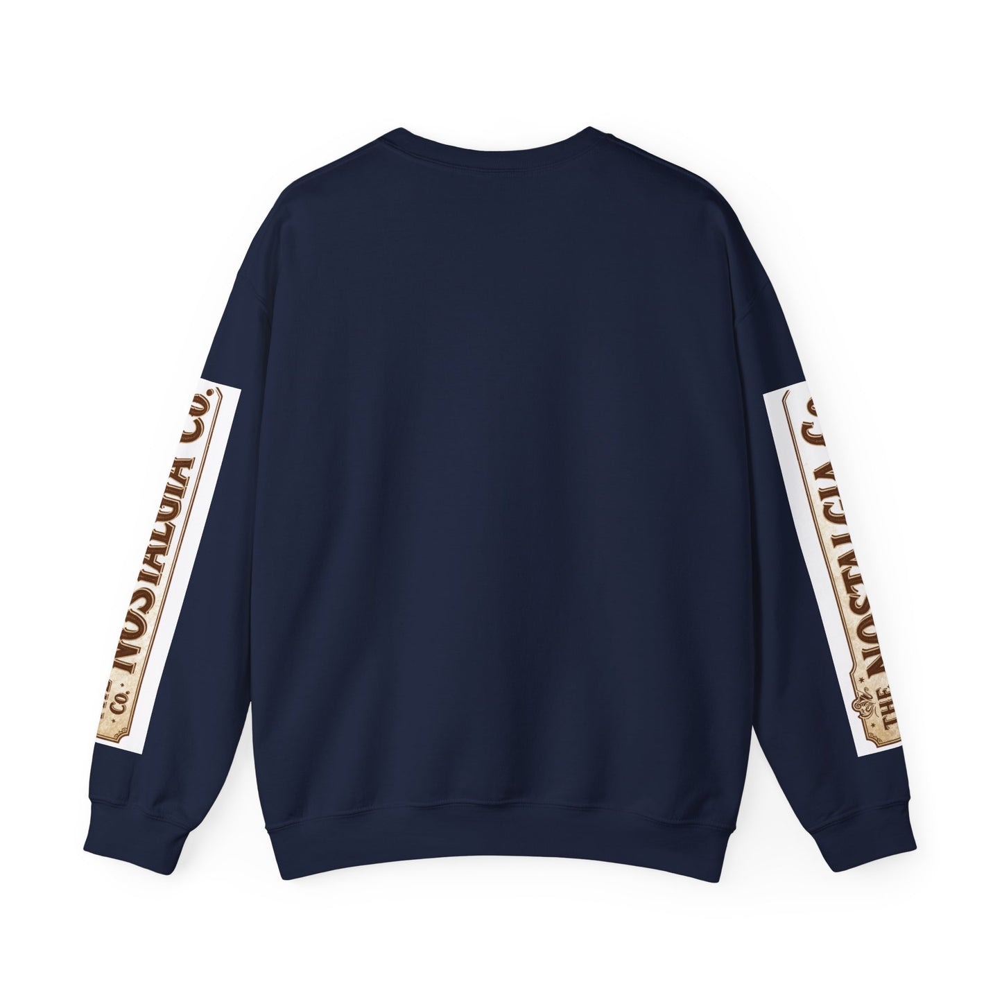 Crewneck Sweatshirt —Vintage Bookbinding Graphic