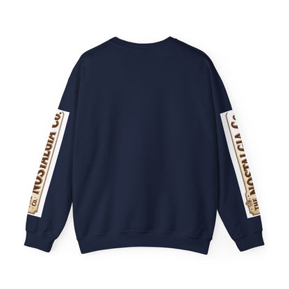 Crewneck Sweatshirt —Vintage Bookbinding Graphic