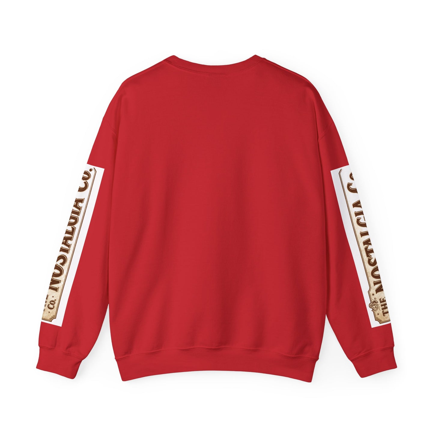 Crewneck Sweatshirt —Vintage Bookbinding Graphic