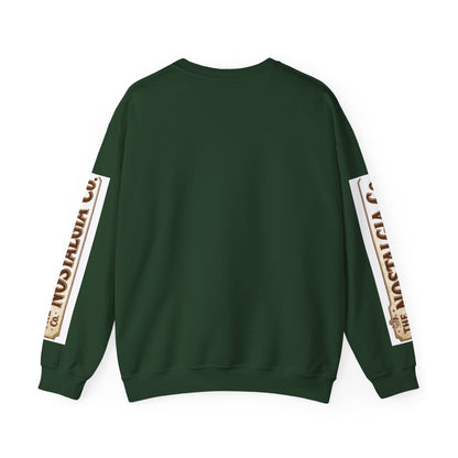 Crewneck Sweatshirt —Vintage Bookbinding Graphic