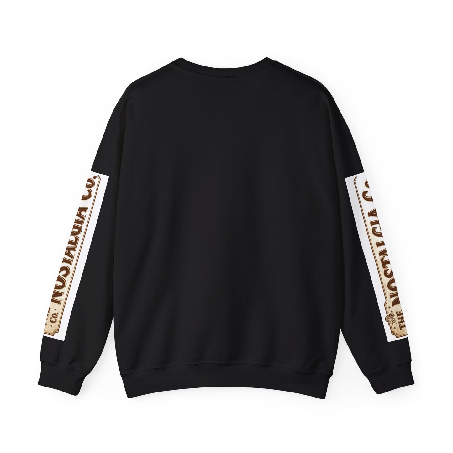 Crewneck Sweatshirt —Vintage Bookbinding Graphic
