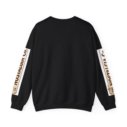 Crewneck Sweatshirt —Vintage Bookbinding Graphic