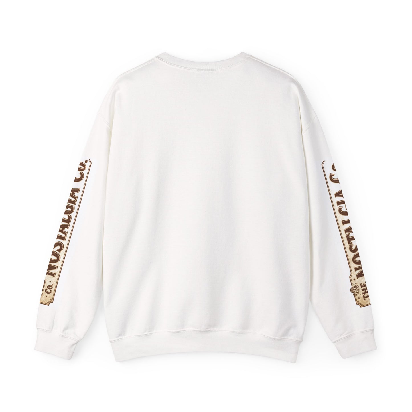 Crewneck Sweatshirt —Vintage Bookbinding Graphic